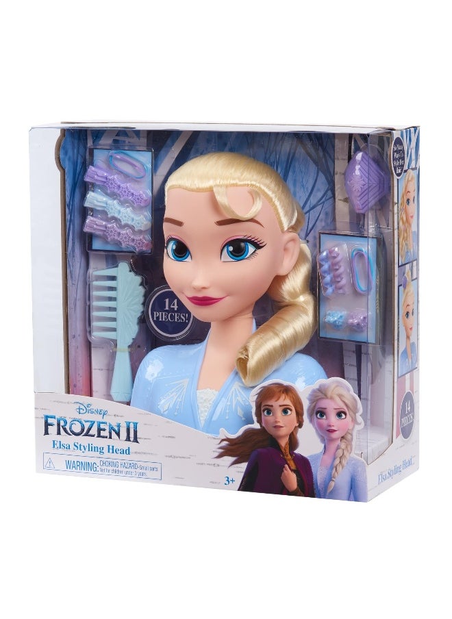 Disney Frozen 2 Elsa Basic Styling Head Playset