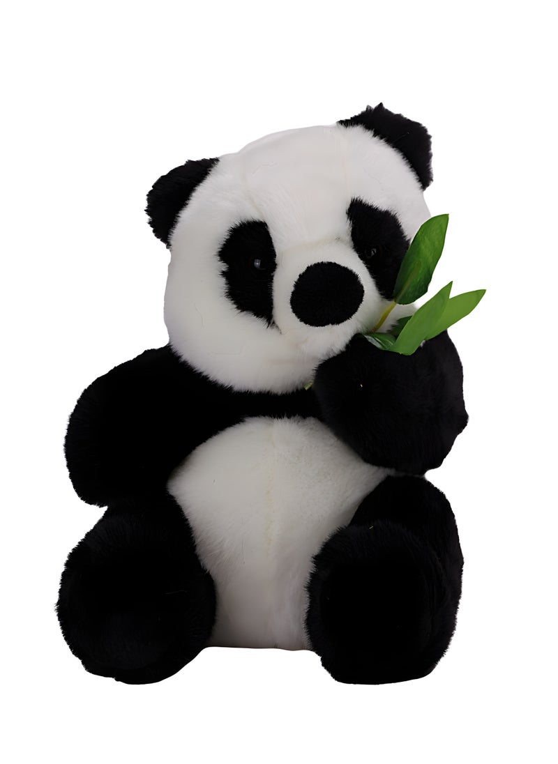 Ultra Realistic Panda Bear Plush Toy 27cm – Realistic Handcrafted Animal Replica for Indoor Use, Soft Plush Material, 21 x 21 x 27 cm