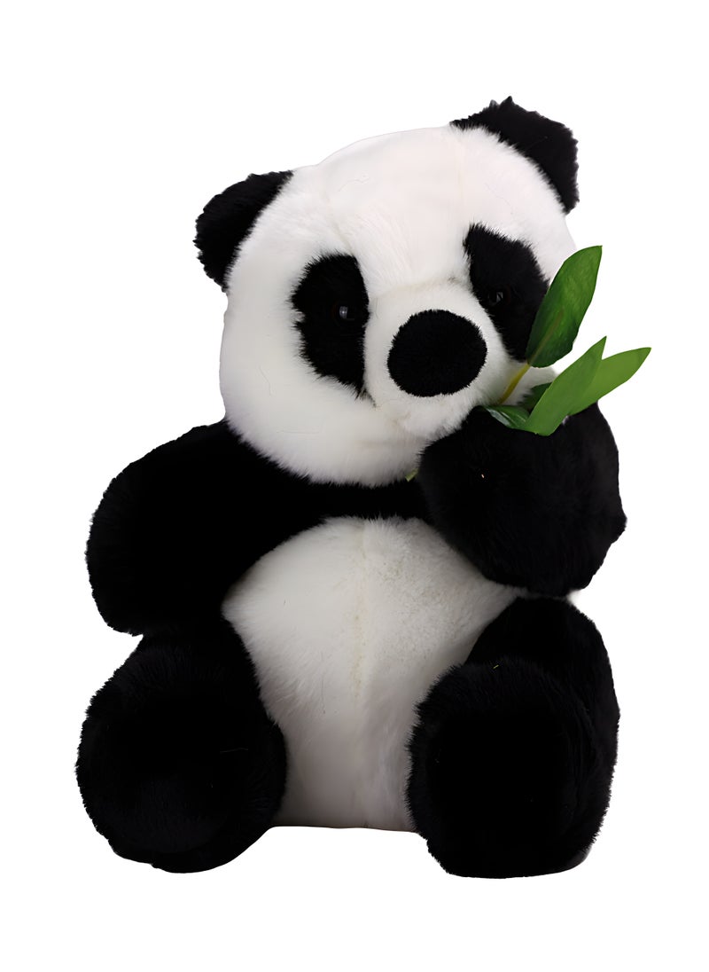 Ultra Realistic Panda Bear Plush Toy 27cm – Realistic Handcrafted Animal Replica for Indoor Use, Soft Plush Material, 21 x 21 x 27 cm