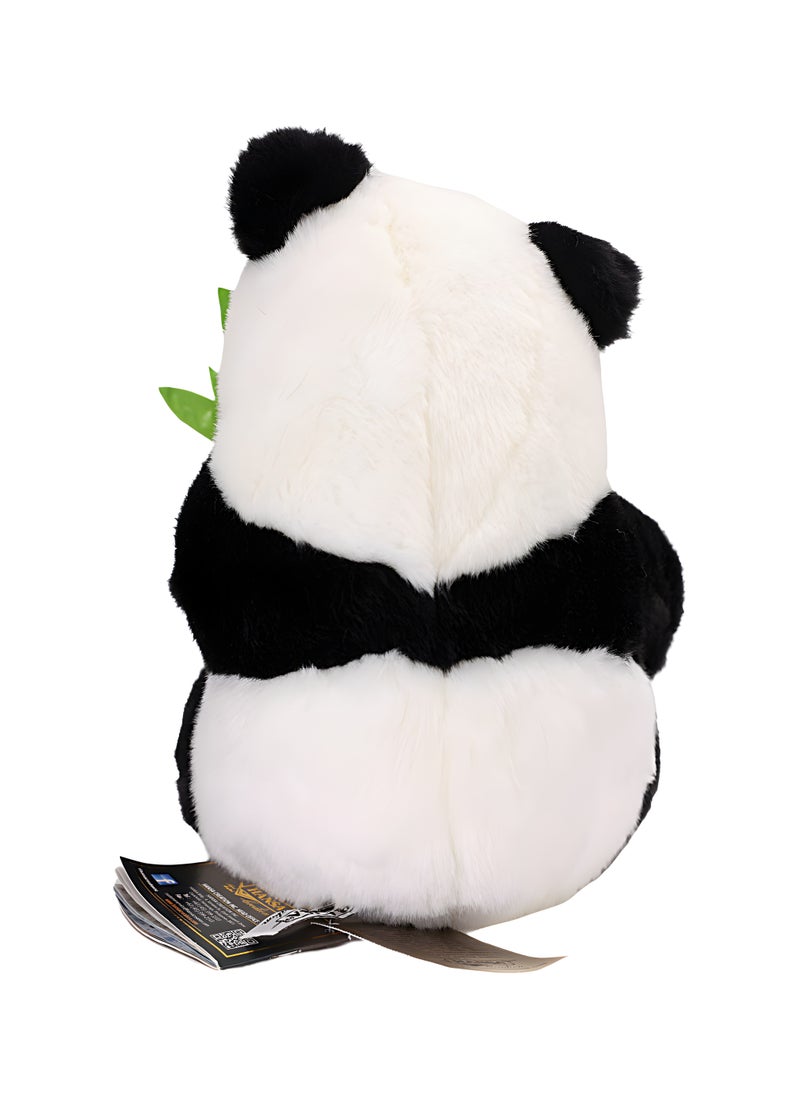 Ultra Realistic Panda Bear Plush Toy 27cm – Realistic Handcrafted Animal Replica for Indoor Use, Soft Plush Material, 21 x 21 x 27 cm