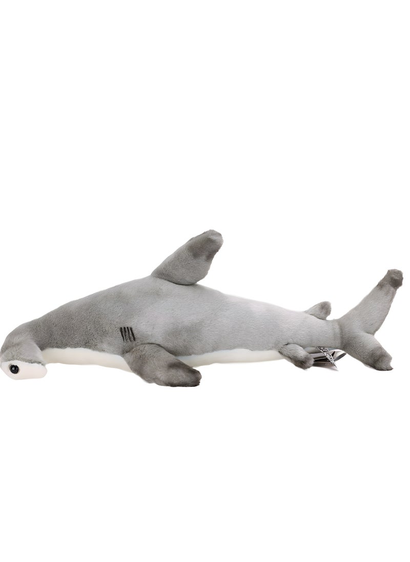 Hammerhead Shark Plush Toy – Realistic 60 cm Stuffed Animal, Soft and Detailed,Hammerhead Shark Plush Toy – Realistic 60 cm Stuffed Animal, Soft and Detailed, for Ocean Enthusiasts and Collectors for Ocean Enthusiasts and Collectors