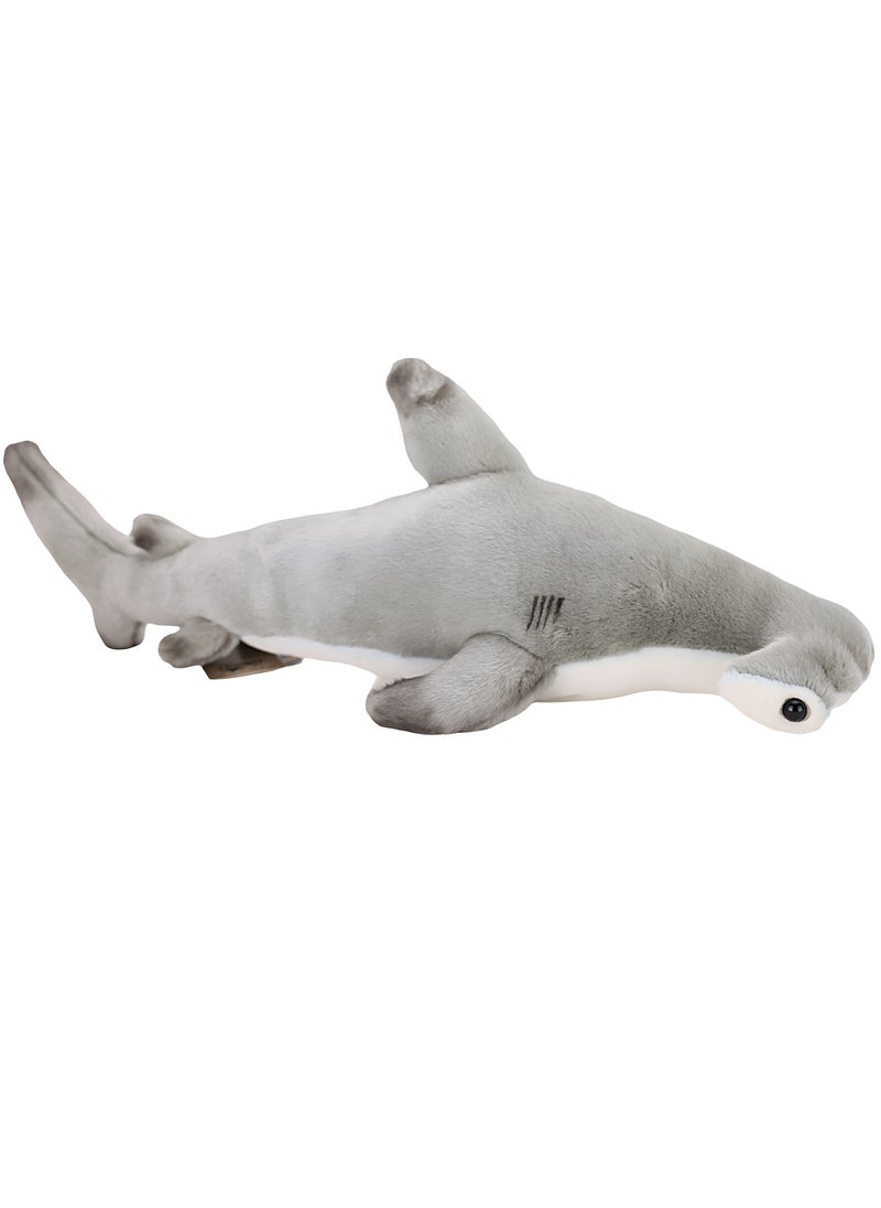 Hammerhead Shark Plush Toy – Realistic 60 cm Stuffed Animal, Soft and Detailed,Hammerhead Shark Plush Toy – Realistic 60 cm Stuffed Animal, Soft and Detailed, for Ocean Enthusiasts and Collectors for Ocean Enthusiasts and Collectors