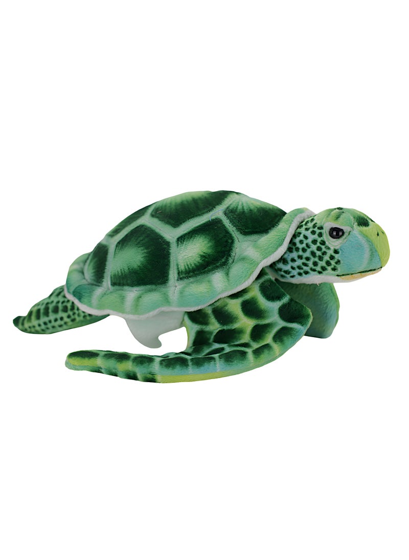 Green Turtle Puppet – Realistic Handcrafted Animal Puppet for Interactive Play and Storytelling, Ideal for Teachers and Kids