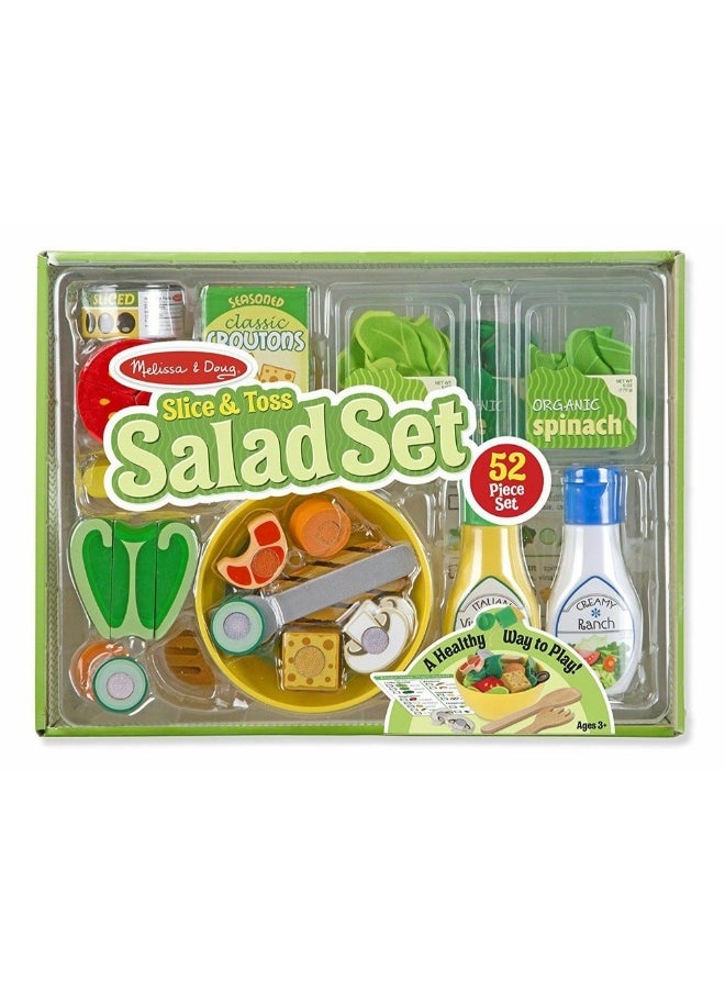 Melissa & Doug 52-Piece Slice & Toss Salad Set
