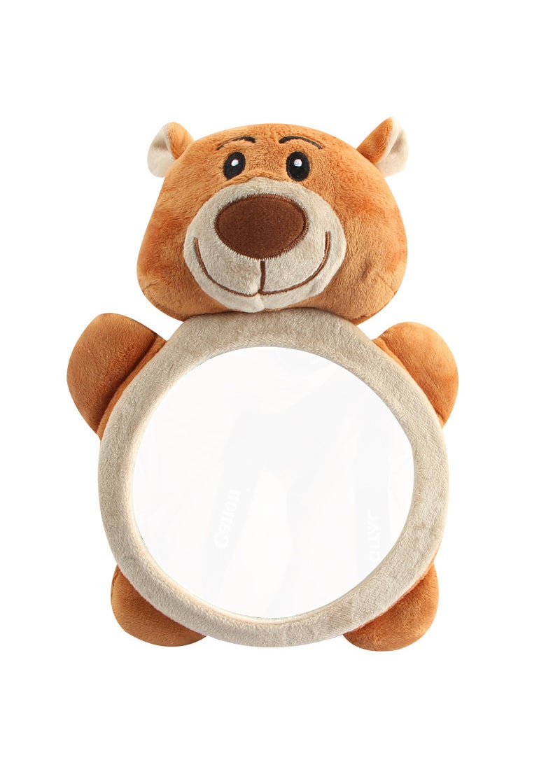 Baby Mirror Car  Crib Hang Toy Bear Mirror