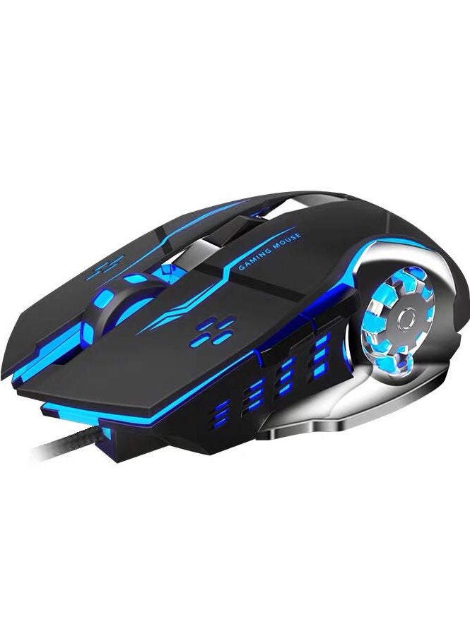 Wrangler G11 Gaming Esports Mechanical Mouse Macro Definition Colorful Luminous Wired USB Mouse