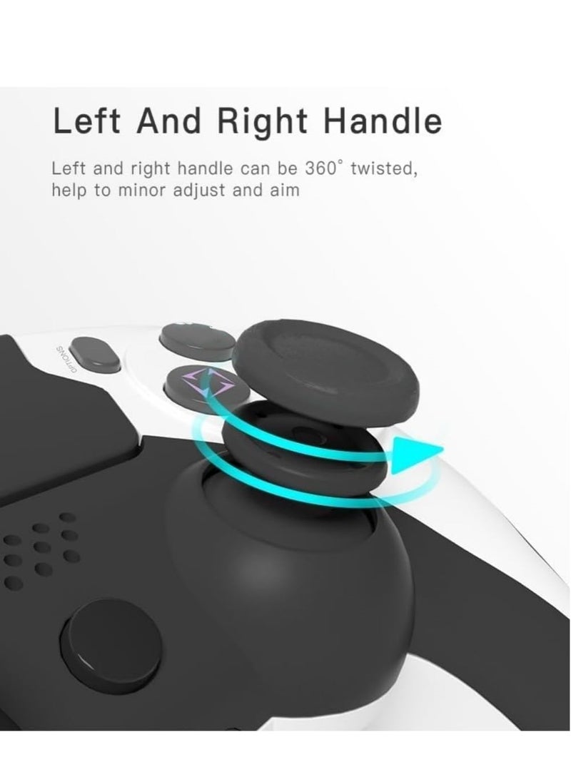 Wireless Controller Compatible with PS4/PS4 Slim/PS4 Pro, Anti-slip Bluetooth Joystick