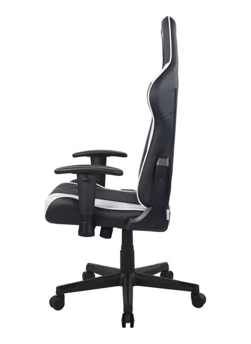 DXRacer Prince Series P132 Gaming Chair, 1D Armrests with Soft Surface, Black and White | GC-P132-NW-F2-158