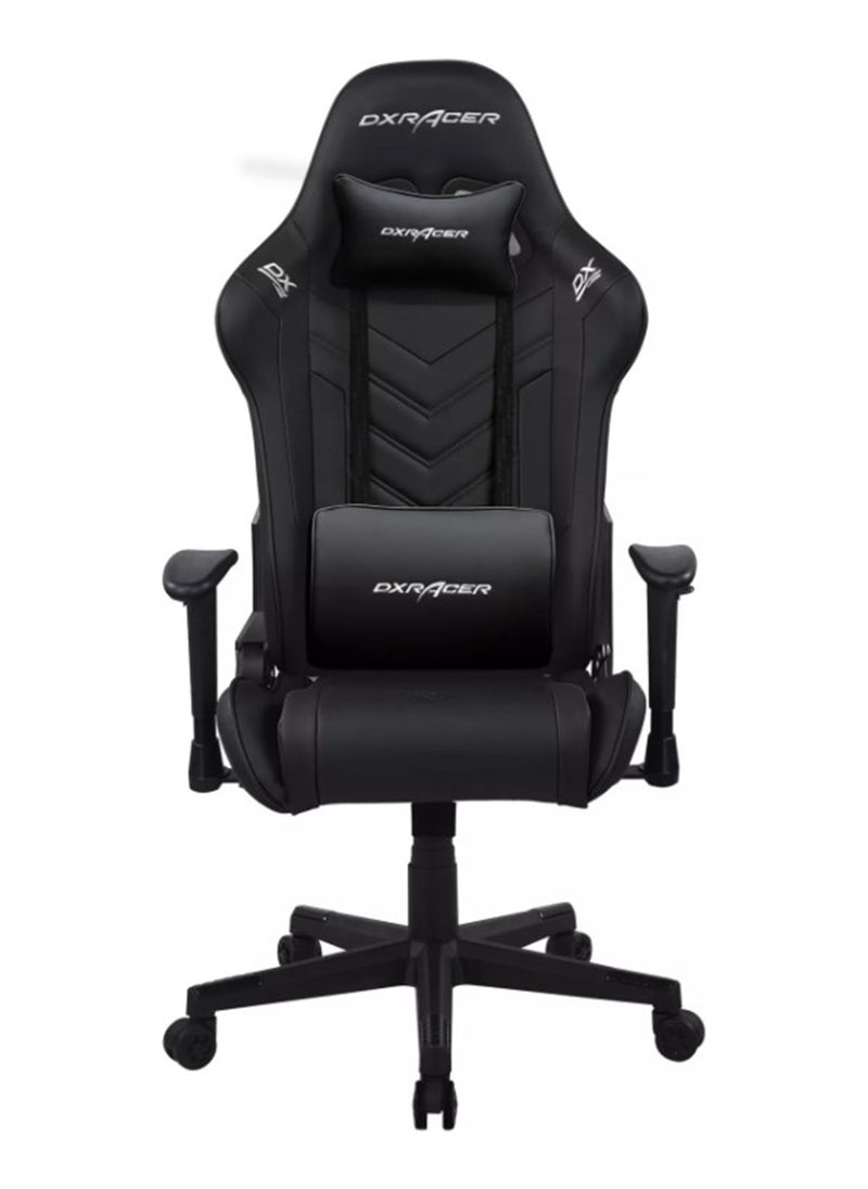 DXRacer Prince Series P132 Gaming Chair, 1D Armrests with Soft Surface, Black | GC-P132-N-F2-158