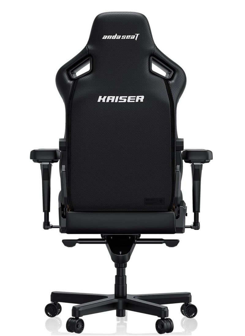 AndaSeat Kaiser 4 Large Premium PVC Leather Gaming Chair , Black | AD12YDDC-L-20-B-PVC