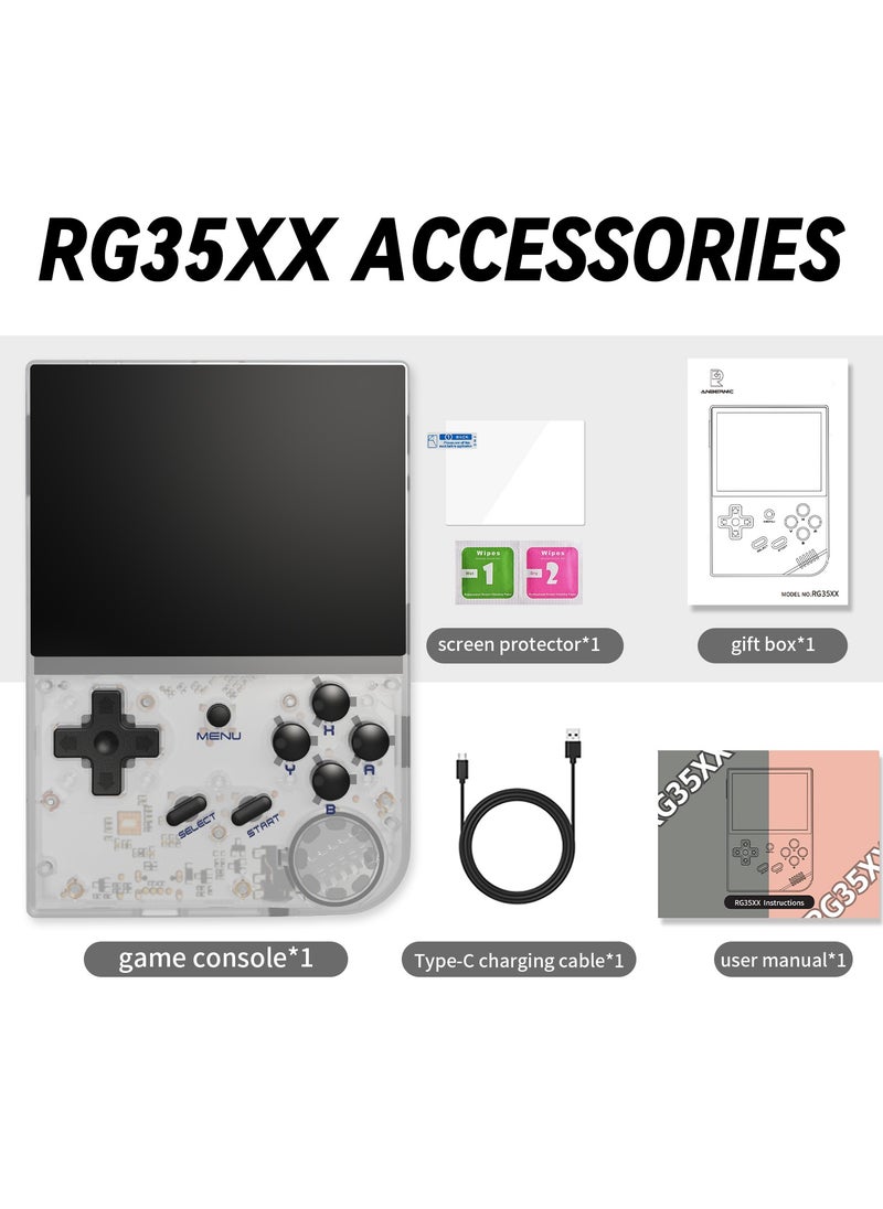 RG35XX Handheld Game Console 3.5 inch IPS Retro Games Consoles Classic Emulator Hand-held Gaming Console Preinstalled Hand Held Video Games System 64GB