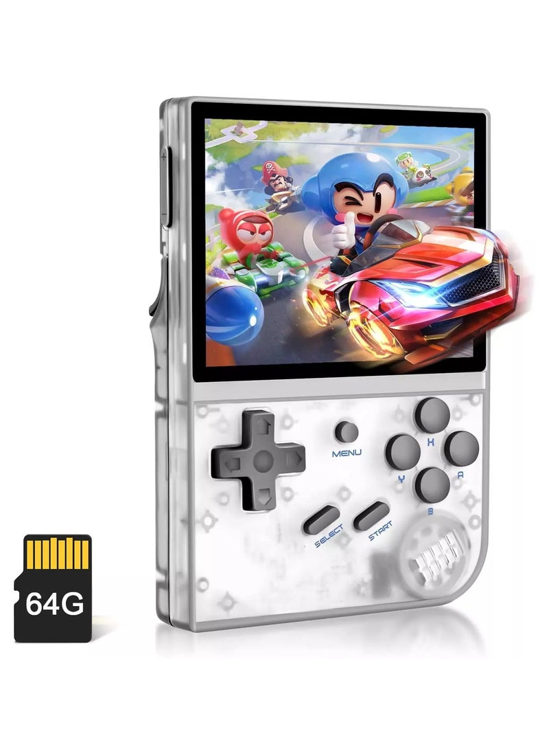 RG35XX Handheld Game Console 3.5 inch IPS Retro Games Consoles Classic Emulator Hand-held Gaming Console Preinstalled Hand Held Video Games System 64GB