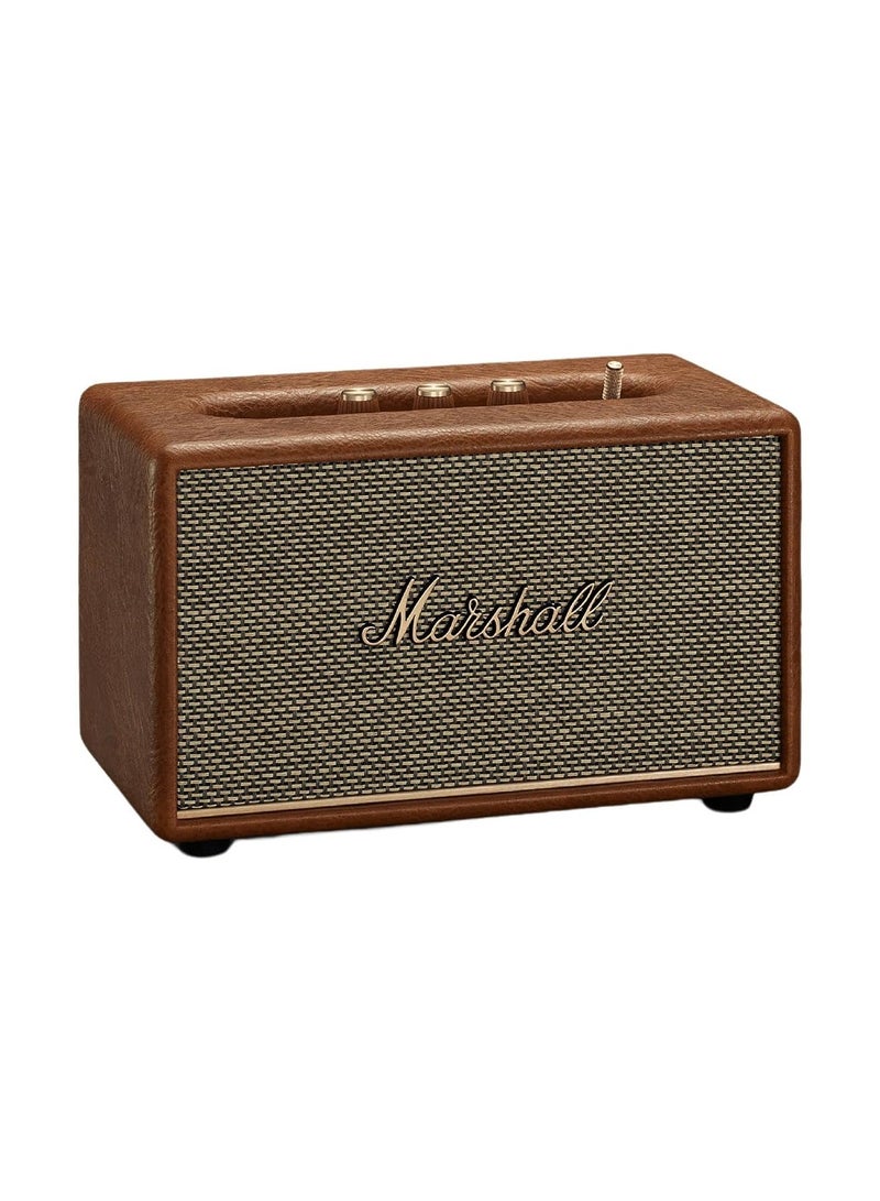 Acton III 60W Premium Home Wireless Speaker With Bluetooth 5.2 And Multiple Inputs Brown