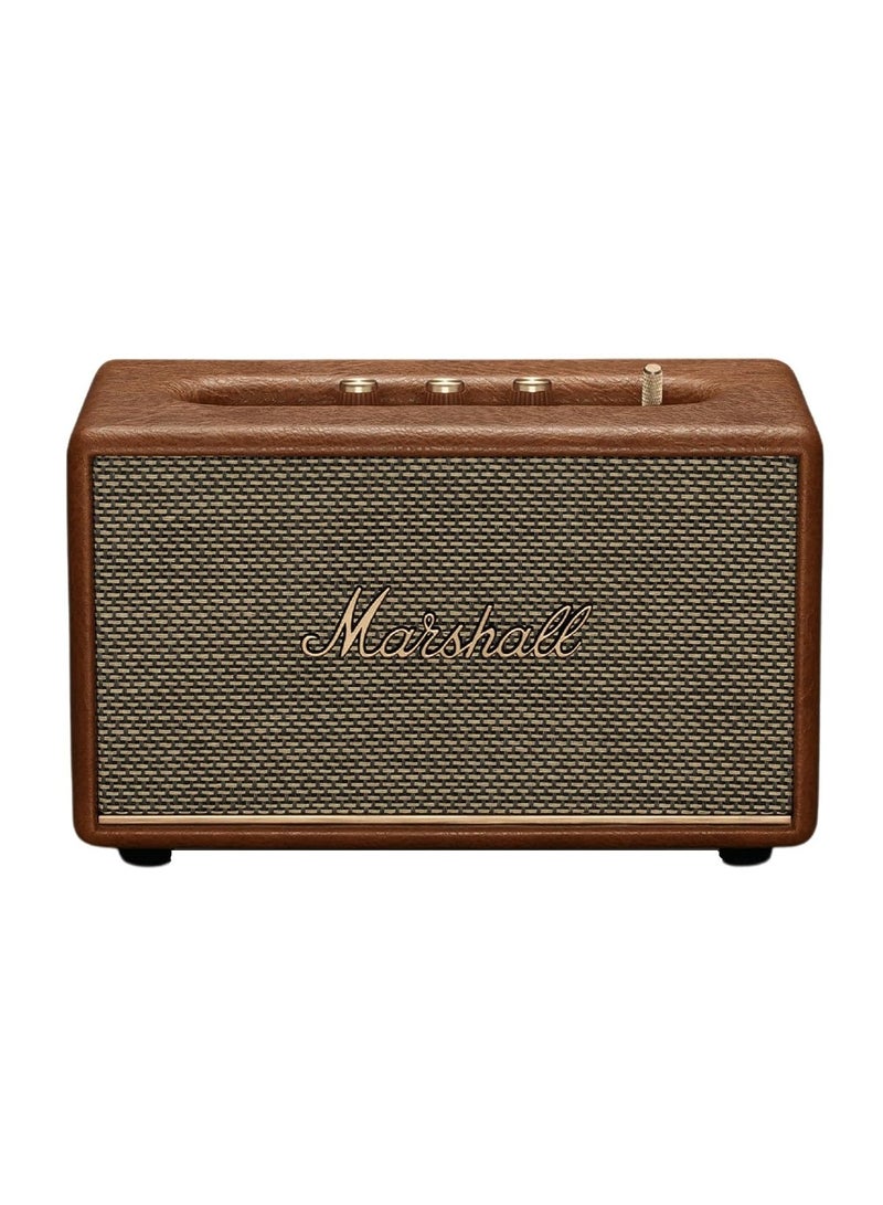 Acton III 60W Premium Home Wireless Speaker With Bluetooth 5.2 And Multiple Inputs Brown