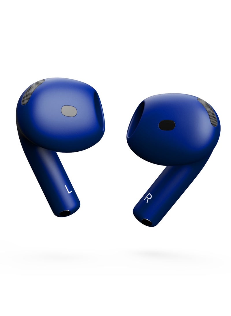 MERLIN CRAFT CUSTOMIZED APPLE AIRPODS 4 ANC BLUE MATTE