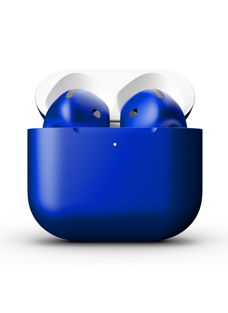 MERLIN CRAFT CUSTOMIZED APPLE AIRPODS 4 ANC BLUE MATTE