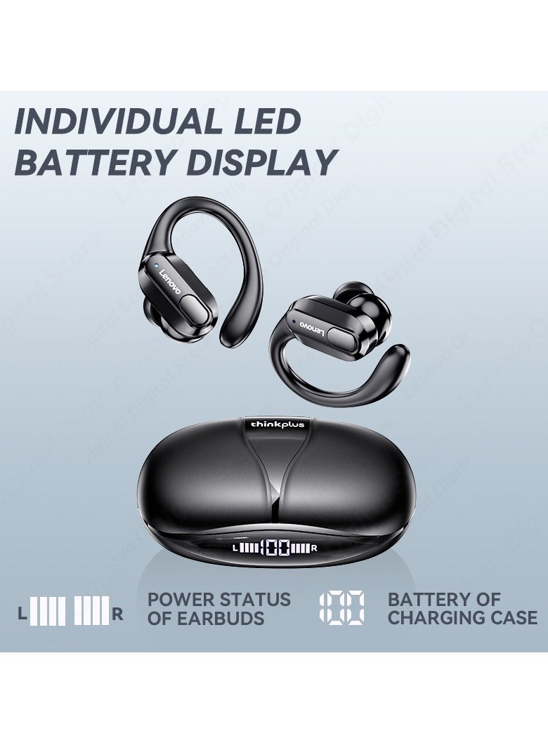 XT80 Bluetooth Earphones, Noise Reduction Wireless Earphones, Comfortable Waterproof Headsets With Mic, Durable Portable High Quality Earbuds For Listening Music, (Black)