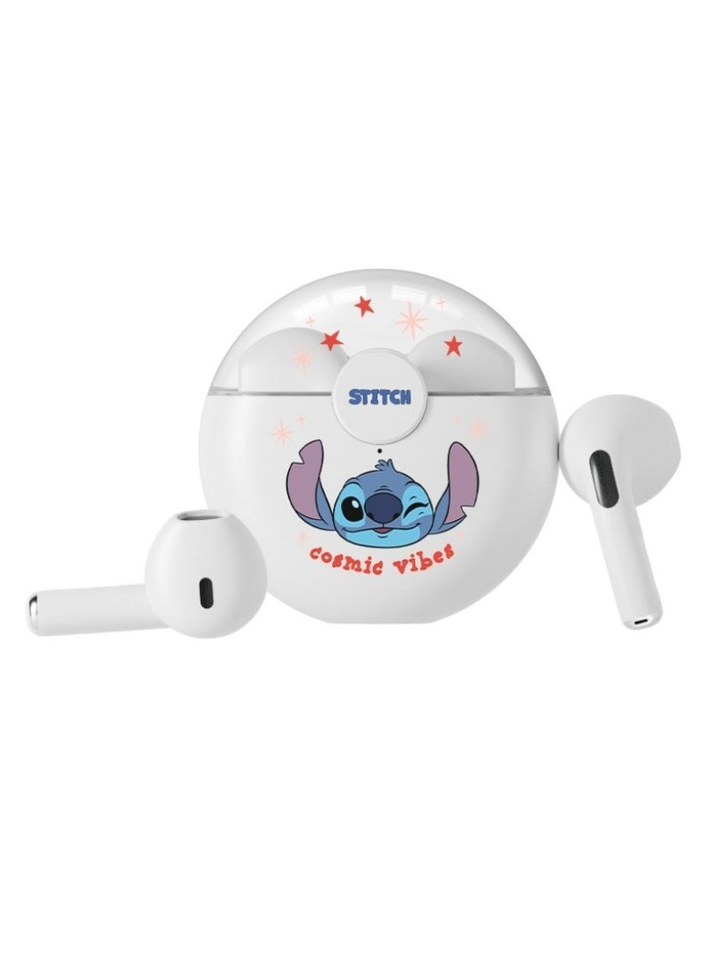 Q50 Wireless Bluetooth Earphones, Ergonomic Design HIFI Sound Headset, Long Endurance Smart Touch Headphone, Portable Comfortable In Ear Earbuds For Music, (1pc, Stitch)