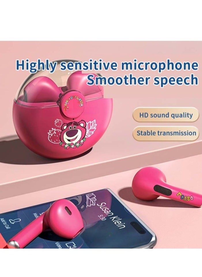 Q50 Wireless Bluetooth Earphones, Ergonomic Design HIFI Sound Headset, Long Endurance Smart Touch Headphone, Portable Comfortable In Ear Earbuds For Music, (1pc, Stitch)