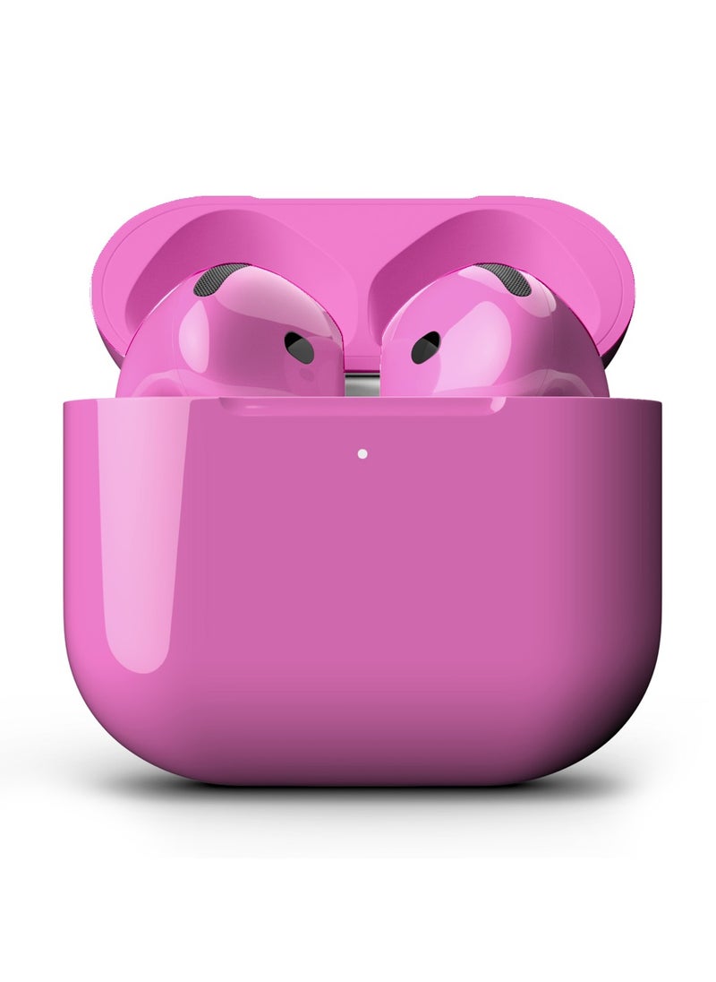 MERLIN CRAFT CUSTOMIZED APPLE AIRPODS 4 PINK 16