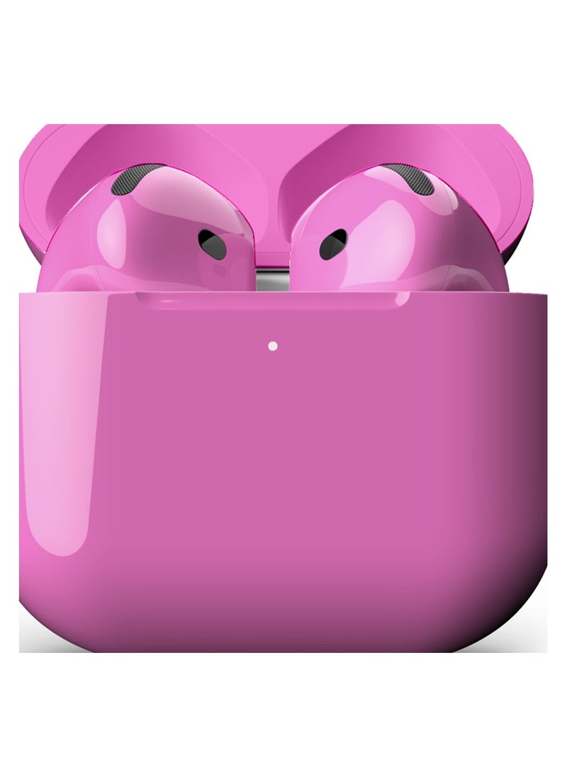 MERLIN CRAFT CUSTOMIZED APPLE AIRPODS 4 PINK 16