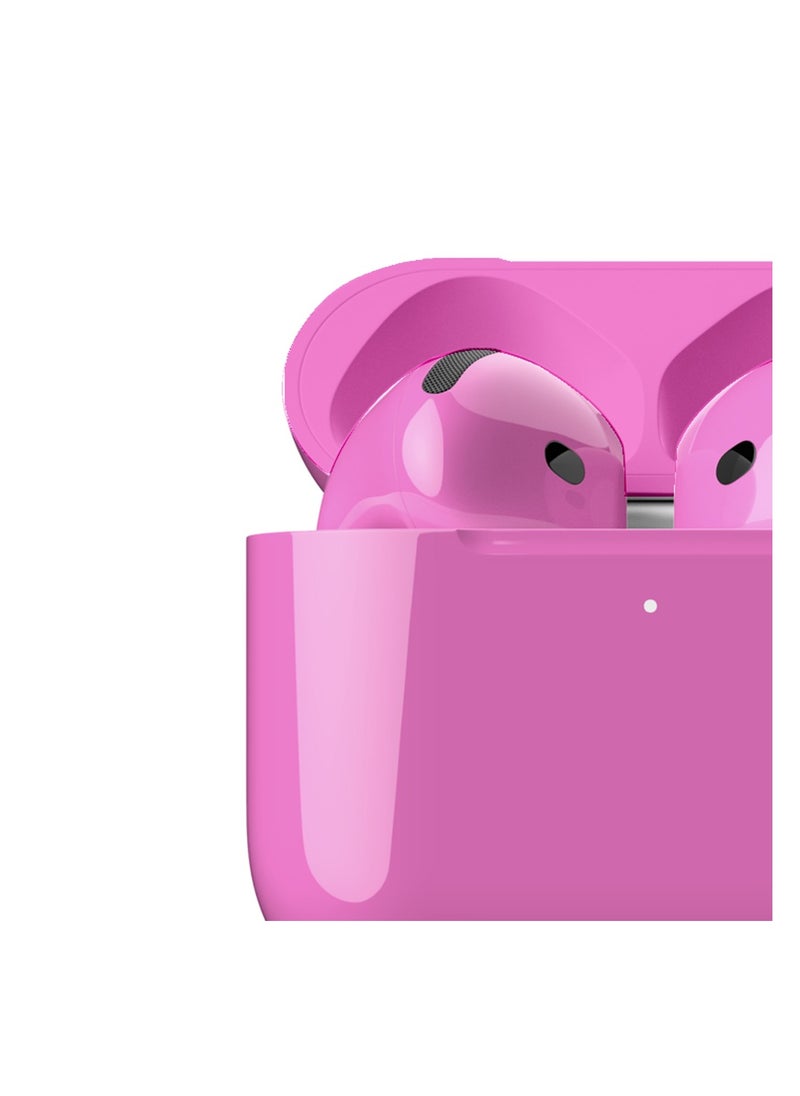 MERLIN CRAFT CUSTOMIZED APPLE AIRPODS 4 PINK 16