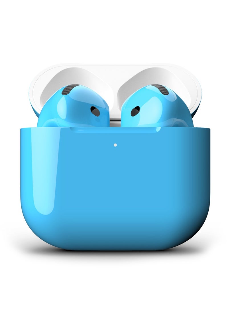 MERLIN CRAFT CUSTOMIZED APPLE AIRPODS 4 ANC ARTIC BLUE