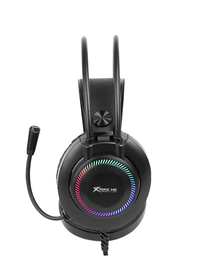 Xtrike Me GH-510 RGB Stereo Gaming Headset – High-Quality Sound with Adjustable Mic & LED Lighting