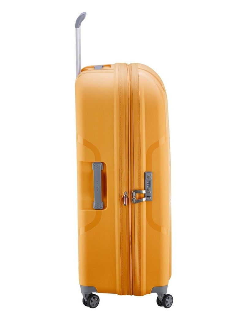 Recycled Clavel 83Cm Expandable  4 Double wheel Check-In Luggage Trolley Yellow