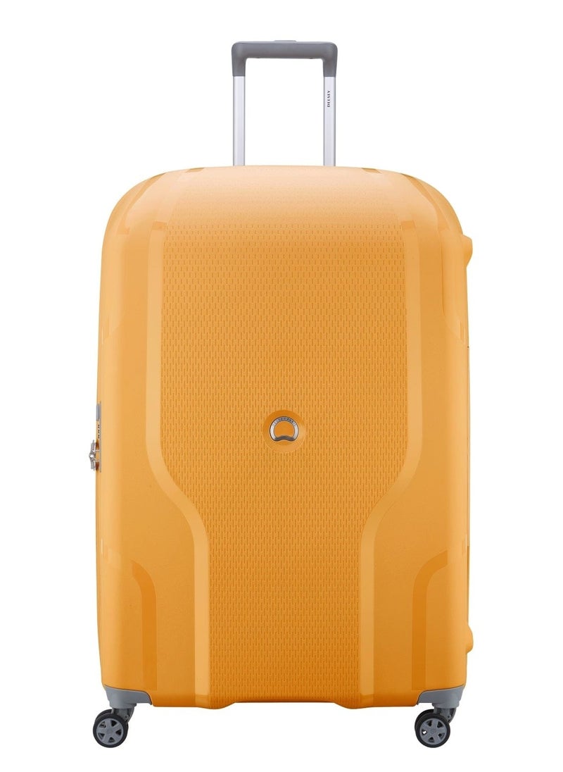 Recycled Clavel 83Cm Expandable  4 Double wheel Check-In Luggage Trolley Yellow