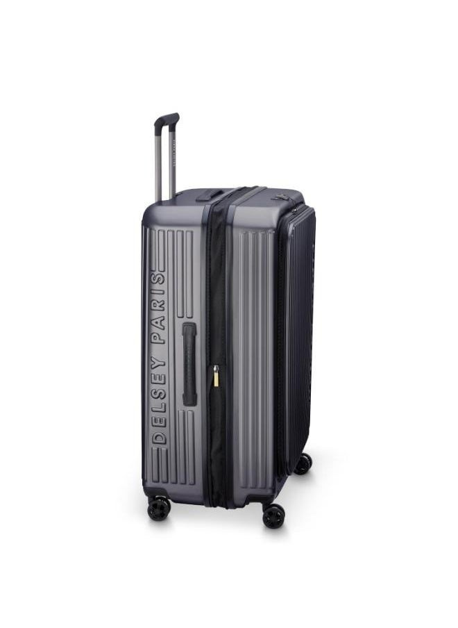 Securtime Zip 77 cm Top Opening 4-Wheel Expandable Suitcase - Anthracite