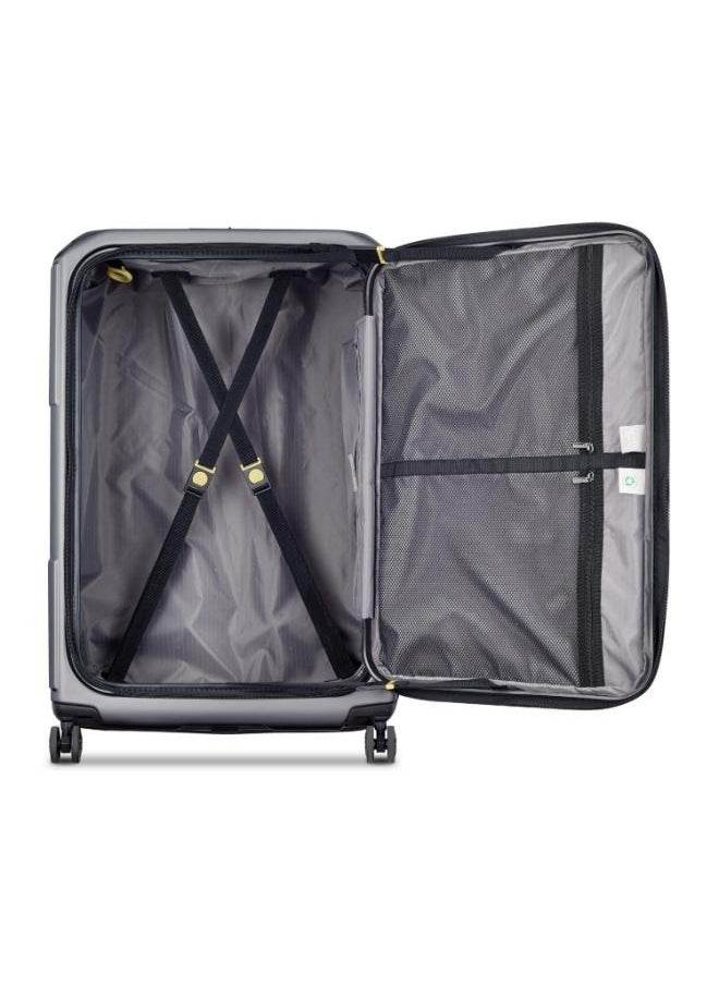 Securtime Zip 77 cm Top Opening 4-Wheel Expandable Suitcase - Anthracite