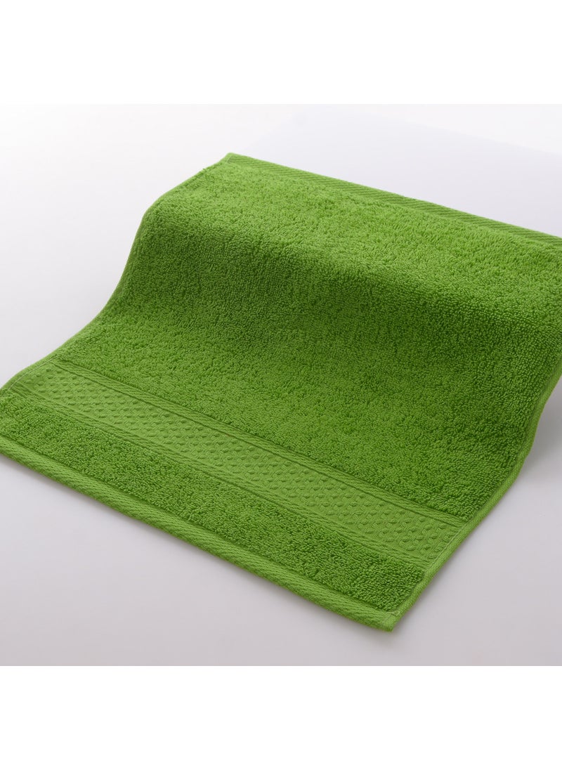 Factory wholesale plain household cotton square towel soft absorbent face towel labor protection gift towel textile Chunri Green