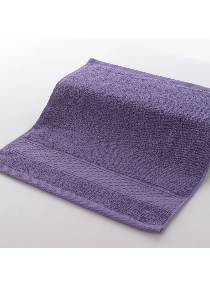 Factory wholesale plain household cotton square towel soft absorbent face towel labor protection gift towel textile Lilac