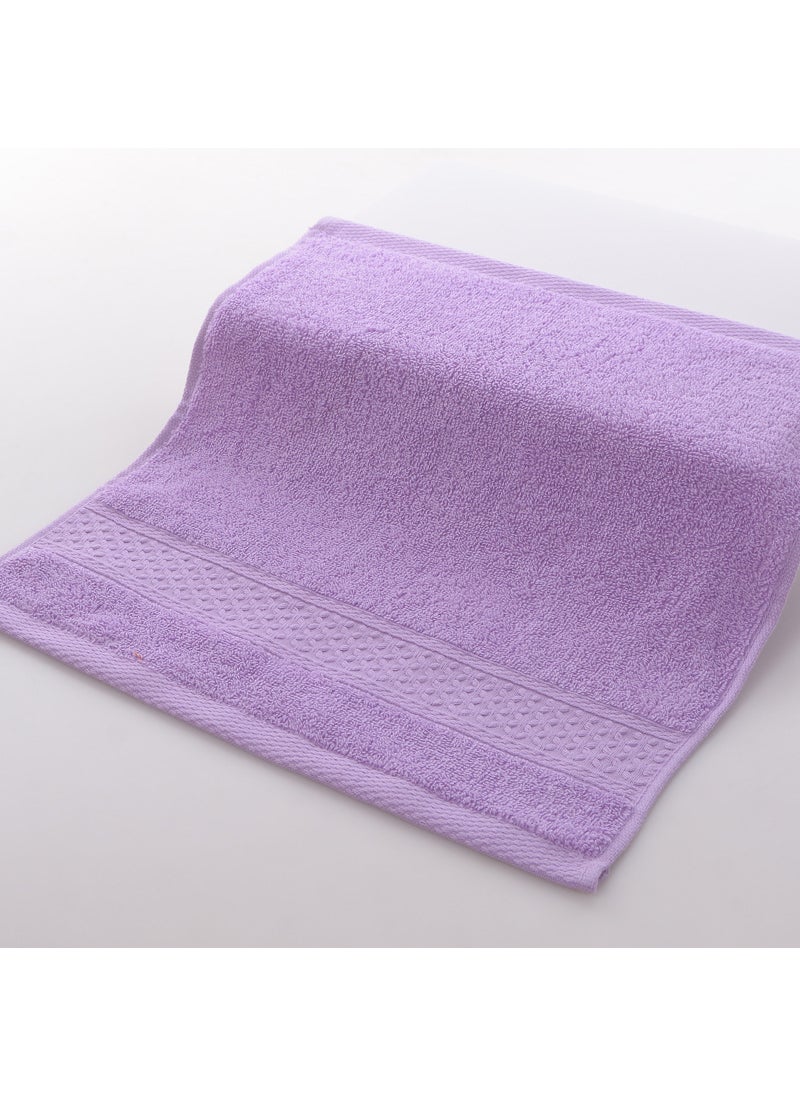 Factory wholesale plain household cotton square towel soft absorbent face towel labor protection gift towel textile Taro purple