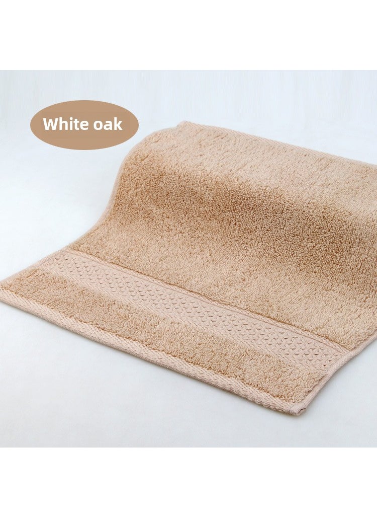 Factory wholesale plain household cotton square towel soft absorbent face towel labor protection gift towel textile White Oak