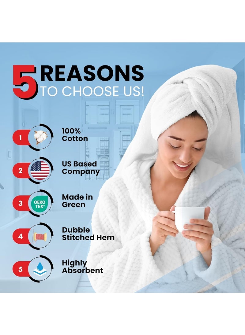 Premium Grey Bath Towels 100% Cotton 70cm x 140cm Pack of 2, Ultra Soft and Highly Absorbent Hotel and Spa Quality Bath Towels for Bathroom by Infinitee Xclusives