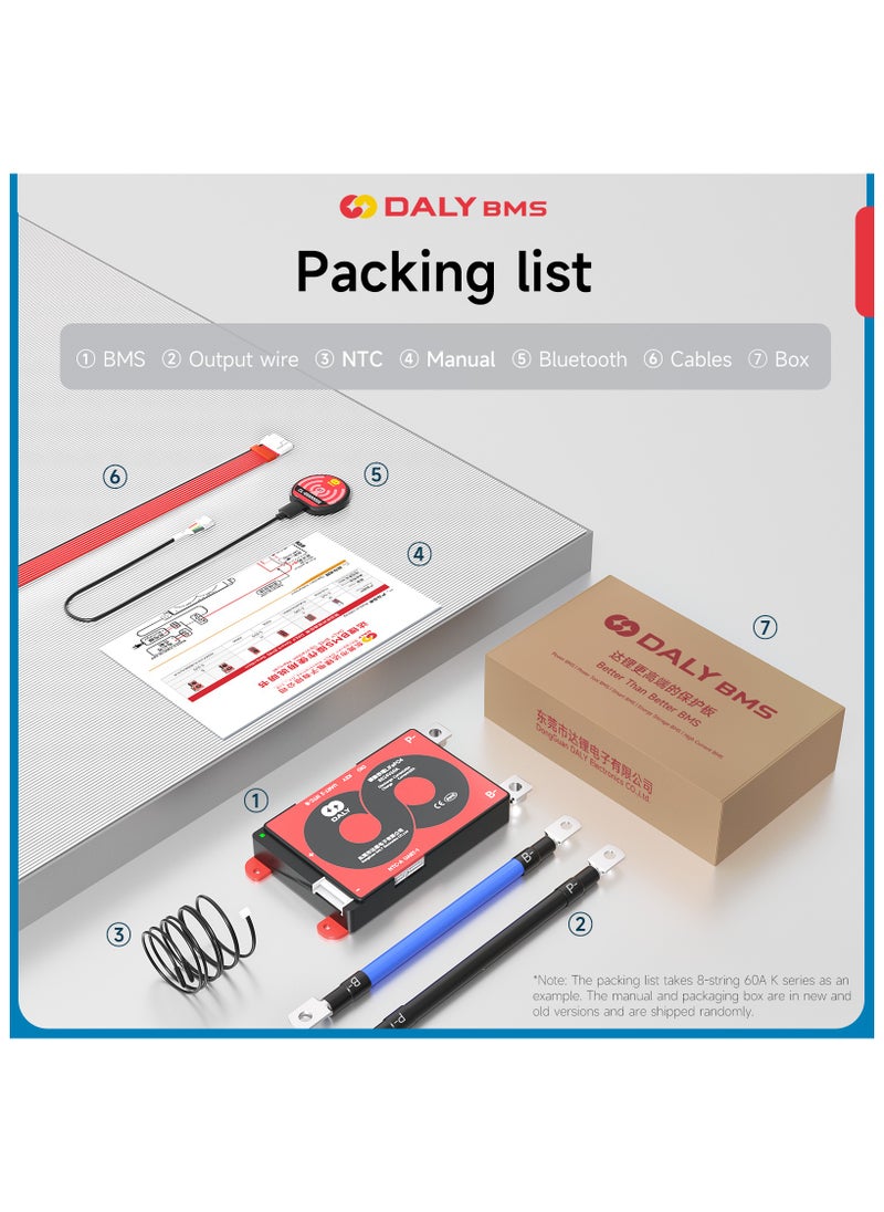 Daly Smart BMS Li-ion 10S 36V 40A with Bluetooth for Enhanced Battery Management