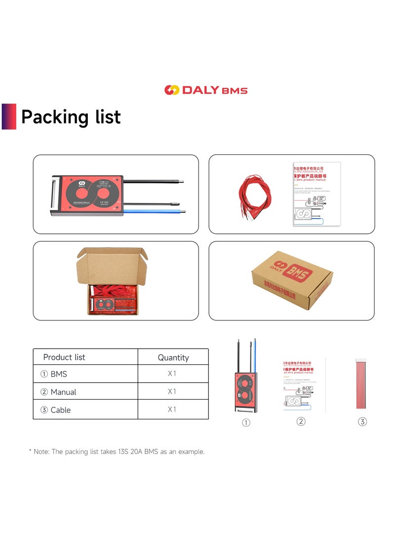 DALY 10S 36V 15A Li-ion Battery Management System (BMS) – Hardware Version for Electric Bikes, Scooters, and Power Storage Systems