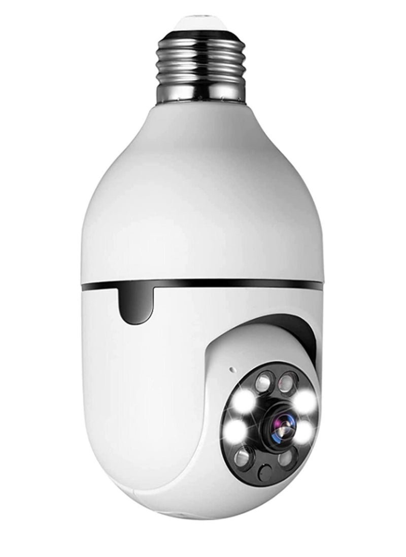 Security Light Camera Smart Wireless WIFI Full Color Bulb Camera 2.4Ghz 360 Degree E27 Panoramic IP Camera pack of 10