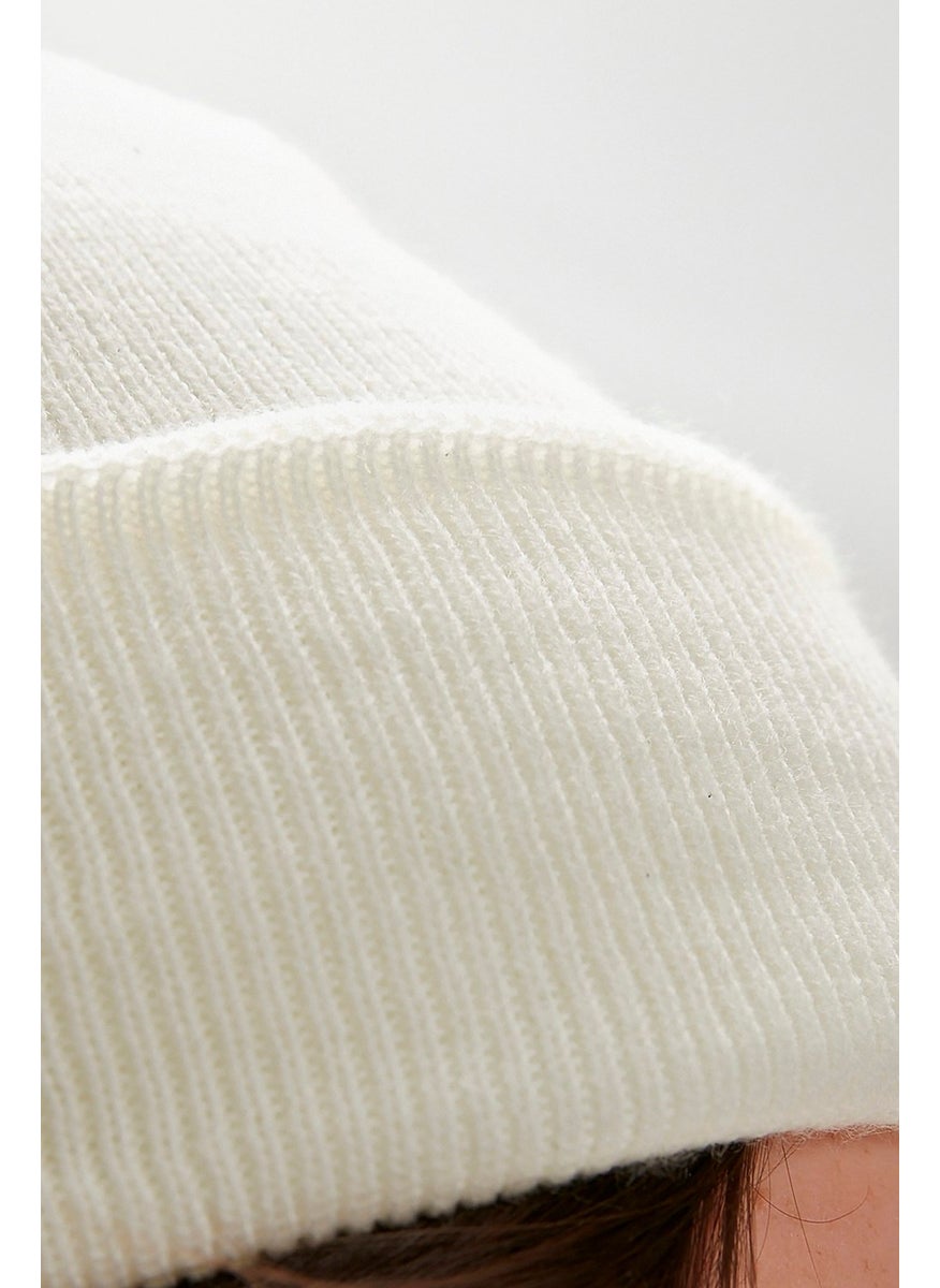 Label Beanie Off-White