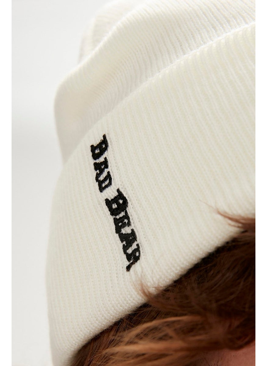 Label Beanie Off-White