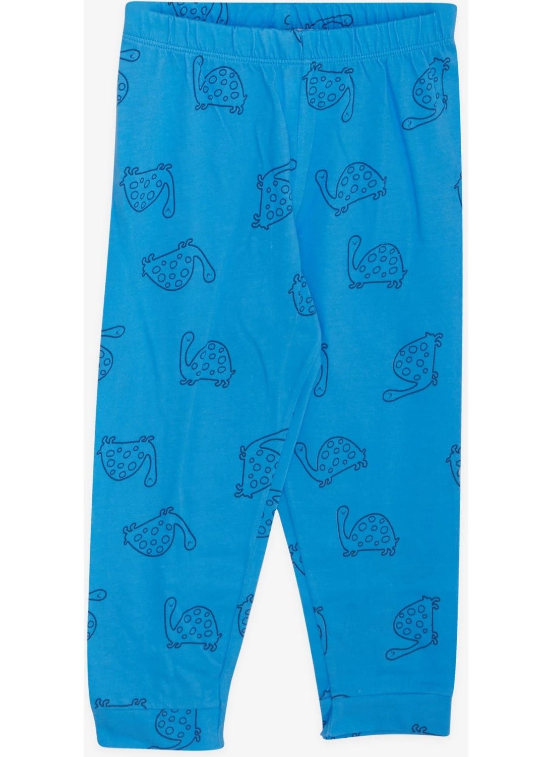 Breeze Boy's Pajama Set, Turtle Patterned, 1.5-5 Years, Blue