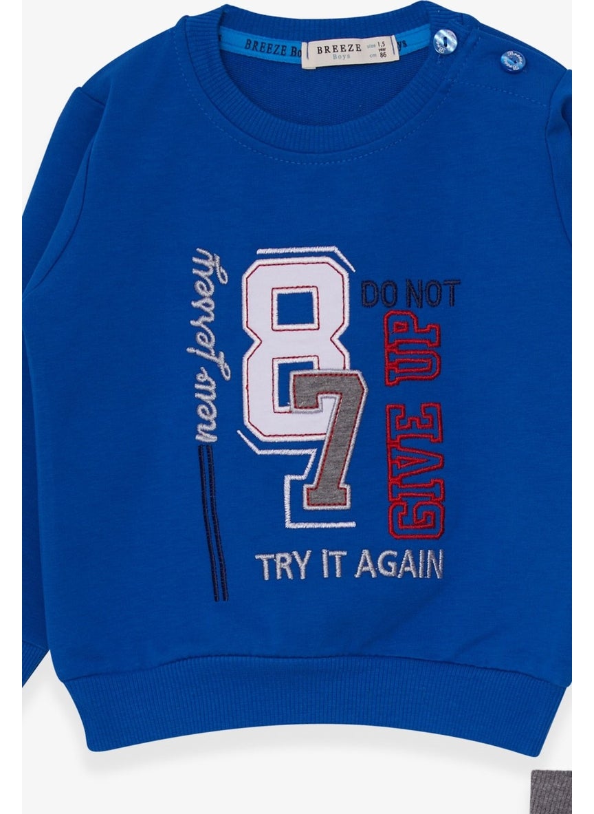 Boys Tracksuit Set Sax With Number Embroidery (1.5-5 Years)