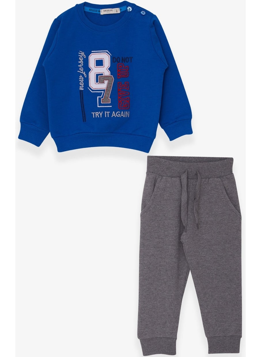 Boys Tracksuit Set Sax With Number Embroidery (1.5-5 Years)