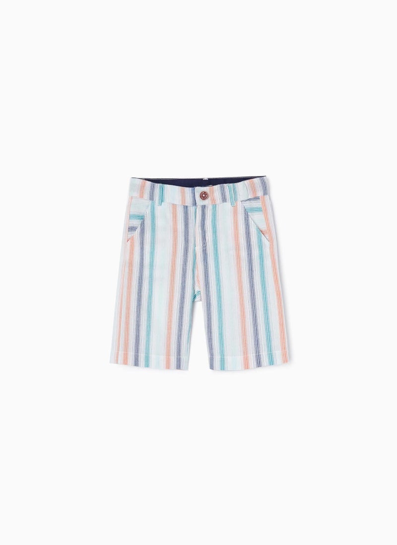 Striped Cotton Shorts for Boys 'You&Me'