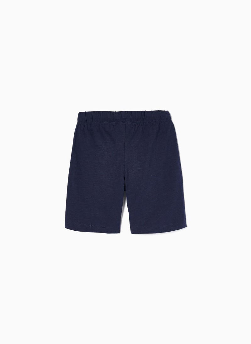 Pack 2 Cotton Sport Shorts for Boys