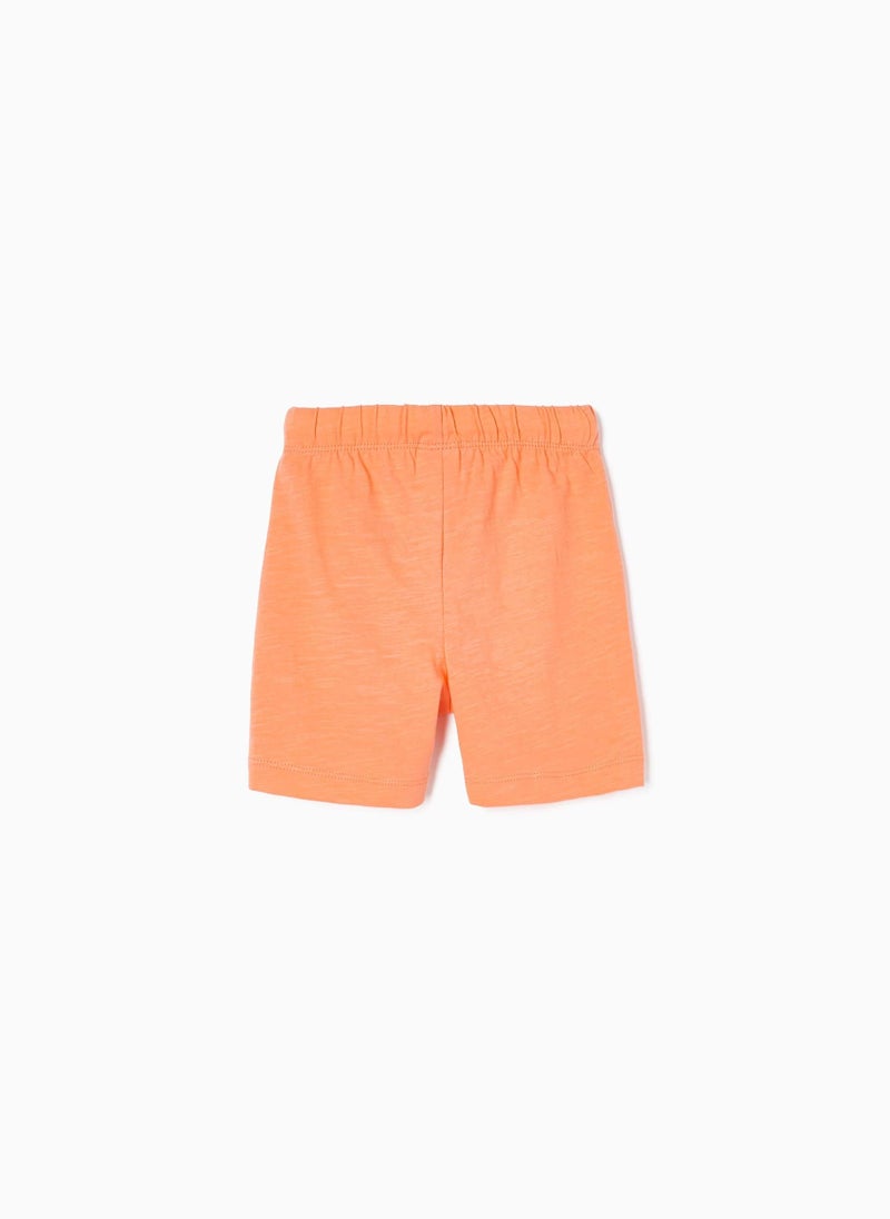 Pack 2 Cotton Sport Shorts for Baby Boys