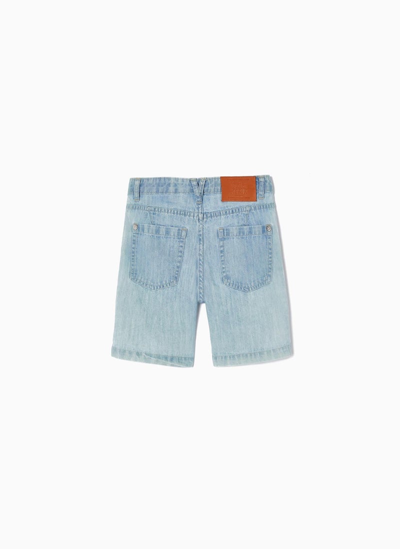 Cotton Denim Shorts for Boys