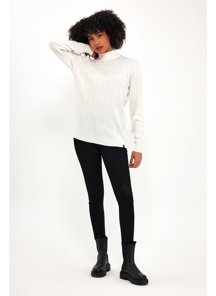 Half Turtleneck Comfort Fit Knit Sweater (E23-6706)